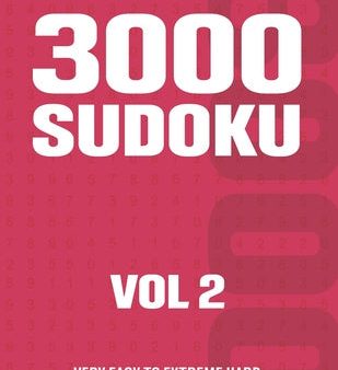 3000 Sudoku: Sudoku Puzzle Book for Adults with Very Easy to Extreme Hard Puzzles - Vol 2 For Discount